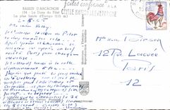 MODERN CARD Basin of Arcachon the Highest Dune Of Pilat of Europe