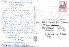 MODERN CARD Basin of Arcachon the Island To the Birds Houses On Pilofis