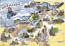 CPM Les Provinces Francaises Normandie Pays d'Auge Lisieux Caen Mezidon Le Havre