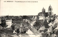 CPA Argentan Vue Panoramique Prise Du Clocher De Saint Martin