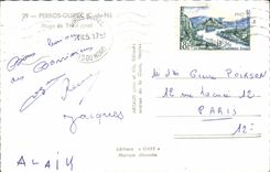 MODERN CARD Perros Guirec Beach De Trestrignel