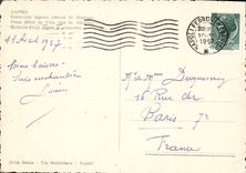 POSTAL MODERNA plaza de Napoli municipal