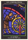 MODERN CARD Corporations According to the Stained glasses Of the Cathedral Of Chartres the cartwright