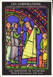 VINTAGE POSTCARD Corporations According to the Stained glasses Of the Cathedral Of Chartres Merchants Of Furs Holy Stained glass Jacques