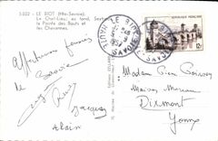 POSTAL MODERNA Biot el jefe del lugar en la parte inferior de Seytroux el punto de los extremos y del Chavannes