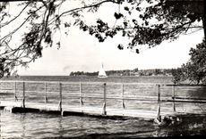 MODERN CARD Hermancia Seen Towards Tougues Boat