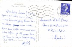 CPM Hermancia Vue Vers Tougues Bateau