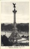 CPA Bordeaux Monument Des Girondins