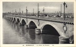 CPA Bordeaux Le Pont De Pierre