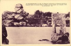 VINTAGE POSTCARD Perros Guirec the Hat Of Napoleon And the Oratory St Guirec