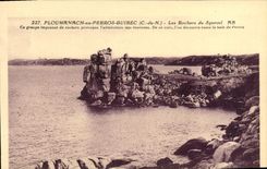 CPA Ploumanach En Perros Guirec Les Rochers Du Squevel