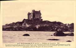 CPA Ploumanach Chateau De Costaeres 