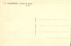 CPA Cauterets Cascade Du Cerisey