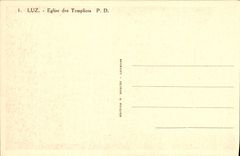 CPA Luz Eglise Des Templiers