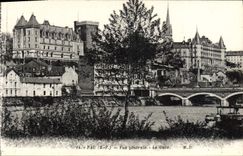 CPA Pau Vue Generale Le Gave