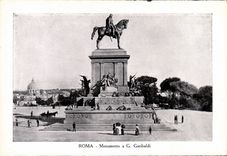 La POSTAL Roma Monumento de la VENDIMIA TIENE G Garibaldi