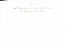 MODERN CARD Paris the Caretaker's lodge Of the Palate the Low Big room