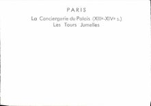 CPM Paris La Conciergerie Du Palais Les tours Jumelles