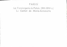 CPM Paris La Conciergerie Du Palais Le Cachot De Marie Anoinette