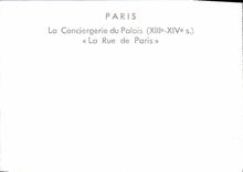 CPM Paris La Conciergerie Du Palais