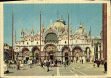 MODERN CARD Venezia Chiesa Di S Marco Fu Fatta Costrurie Da Giustiniano Participazio My Venezia