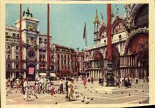 MODERN CARD Venezia Trorre Dell' Orologio Fu Cominciata Da Pietro Lombardo