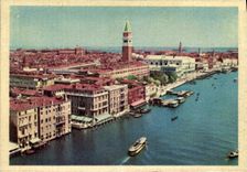 MODERN CARD Venezia Bacino Di S Marco E Specchio D' Acqua Dove If Svolge