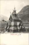 VINTAGE POSTCARD Borgund Kirke
