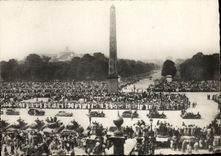 MODERN CARD Defile FFI Places Harmony Militaria Tank