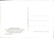 MODERN CARD Release Of Paris the General Bradley and general Koenig Militaria