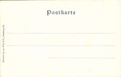 Puente de Strassburg de la POSTAL de la VENDIMIA del ferrocarril en el Rin Kehl cercano