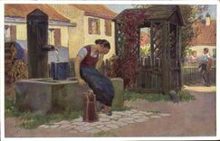 VINTAGE POSTCARD Paul Hen