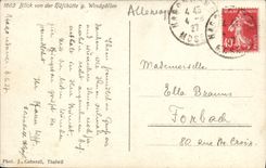 VINTAGE POSTCARD Hufihutte