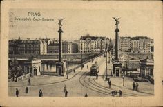 POSTAL Prag Savtopluk Cech Brucke de la VENDIMIA