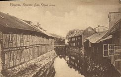 VINTAGE POSTCARD Vasteras Suartan Fran Stora Bron