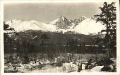 Zime de Vysoke Tarry de la POSTAL de la VENDIMIA allí