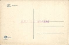 POSTAL Praga Barrandov de la VENDIMIA