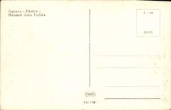 POSTAL Ostrava Hrusov Namesti Julia Fucika de la VENDIMIA