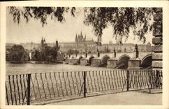 CPA Prag Karlov Most A Hradcany