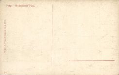 POSTAL Prag Hradschiner Platz de la VENDIMIA