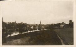 CPA Strakonice Celkovy Pohled S Kalvarie