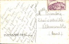 CPM Les Ponts De Menat Le Vieux Pont De Menat