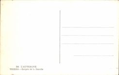 MODERN CARD Auvergne Thiers Falls Of Durolle