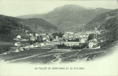 VINTAGE POSTCARD the Valley Of the Mount Gilds And Puy Gros