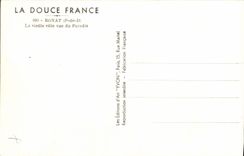 VINTAGE POSTCARD Soft Royat France the Old city Seen Of the Paradise