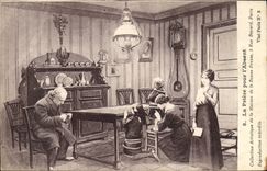 VINTAGE POSTCARD the Prayer For the Absent one