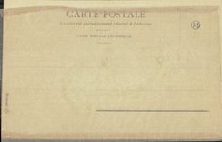 VINTAGE POSTCARD Flower Sechee Soft Periwinkle Souvenirs