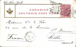 Día de mercado cuadrado de Jacques Cartier de la POSTAL de la VENDIMIA Montreal eso