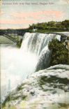 VINTAGE POSTCARD Niagara Falls American Falls From Goat Island