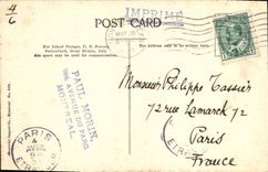 VINTAGE POSTCARD Niagara Falls General View From Bridge